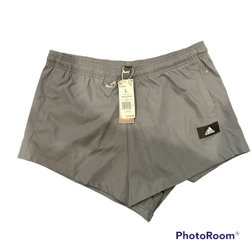 ADIDAS NWT large L SPORT‎ PERFORMANCE W Q2SP active gym running SHORT